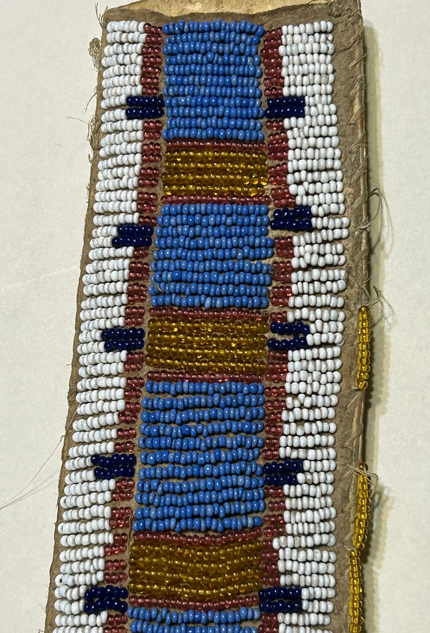 NATIVE AMERICAN SIOUX BEADED KNIFE SHEATH CIRCA 1890
