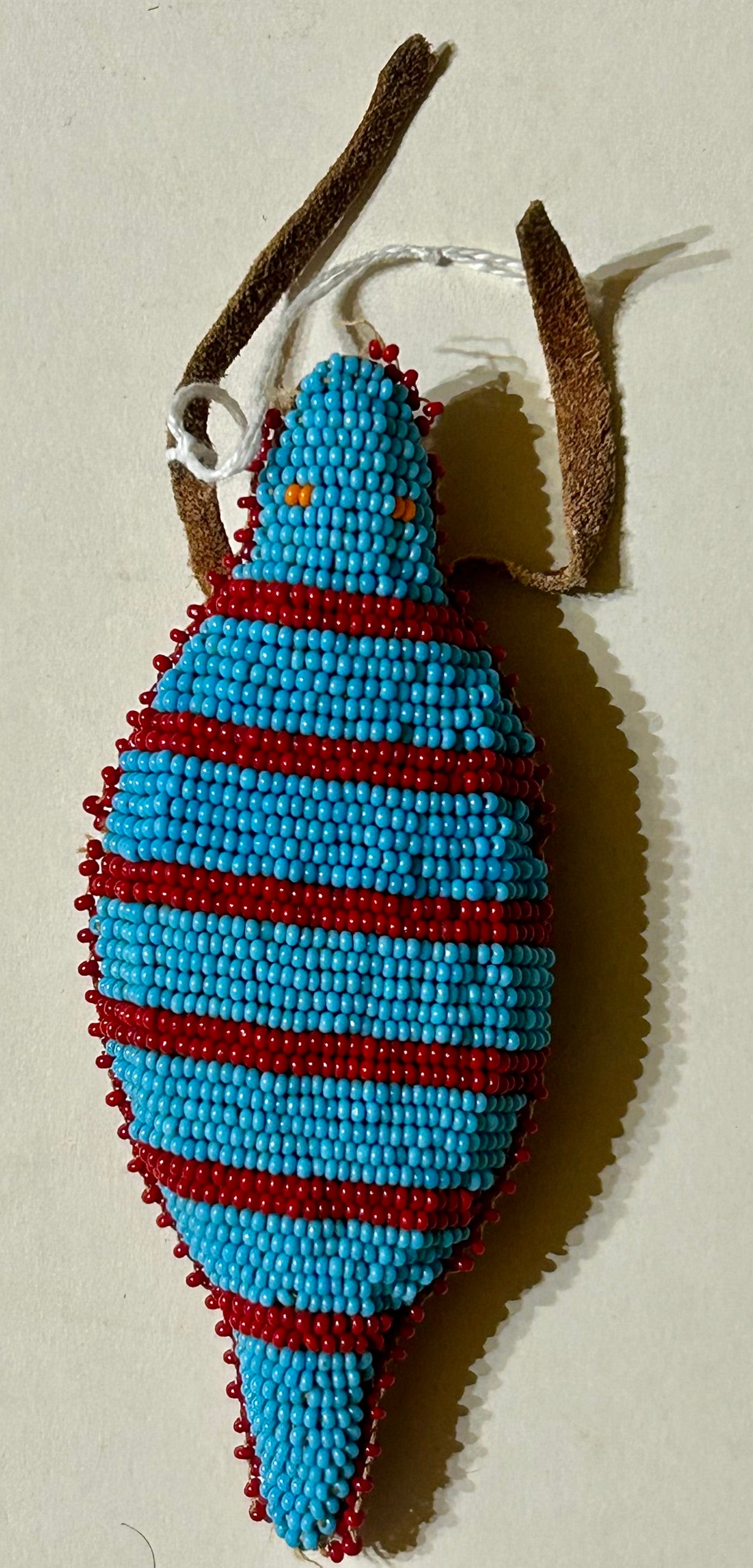 NATIVE AMERICAN BEADED FETISH NOT REAL EARLY