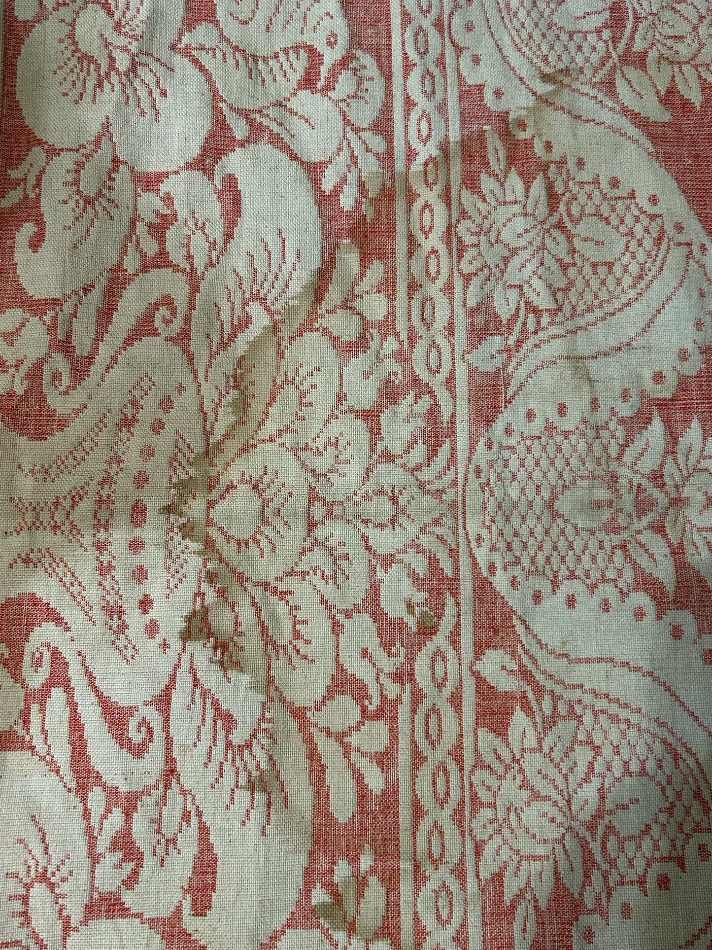 TENNESSEE MID 1800'S RARE ANTIQUE COVERLET WITH DOGS, EAGLES, BIRDS, FLAGS.
