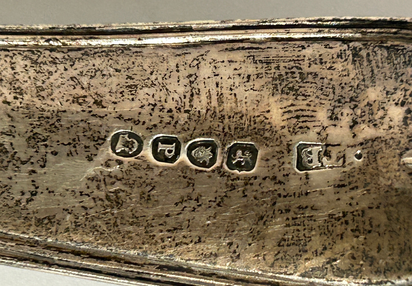 EARLY STERLING SILVER LADLE LONDON MAKER