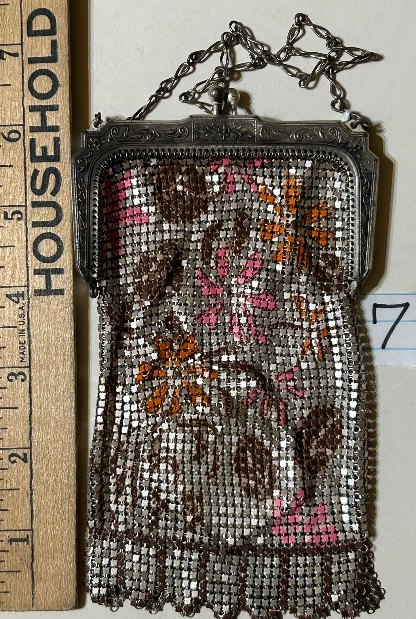 ANTIQUE MESH PURSE BY WHITING AND DAVIS