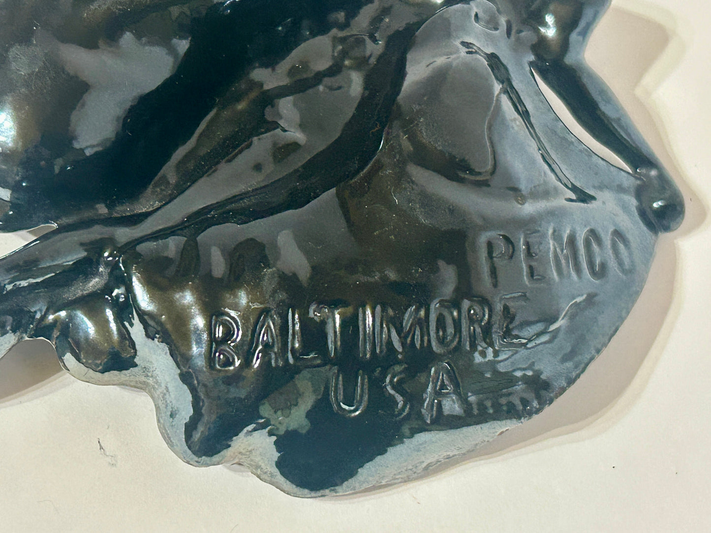 ANTIQUE CAST IRON DANCING WOMAN TRAY