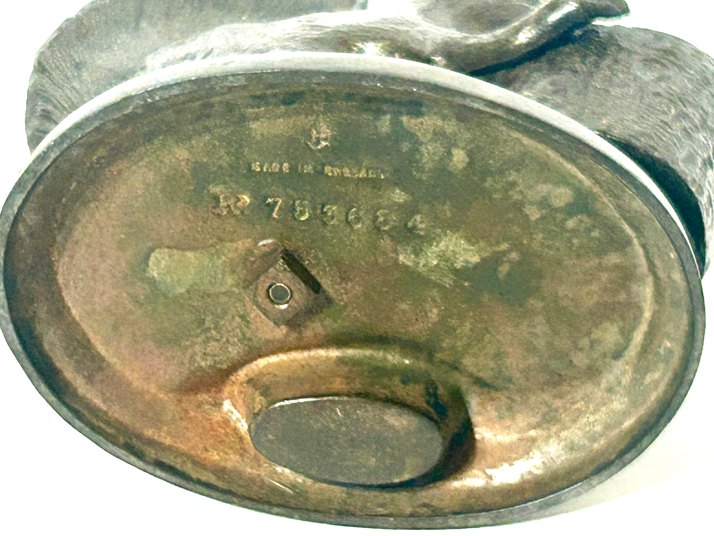 ANTIQUE CAST IRON SQUIRREL SHAPE MATCH AND CIGAR HOLDER