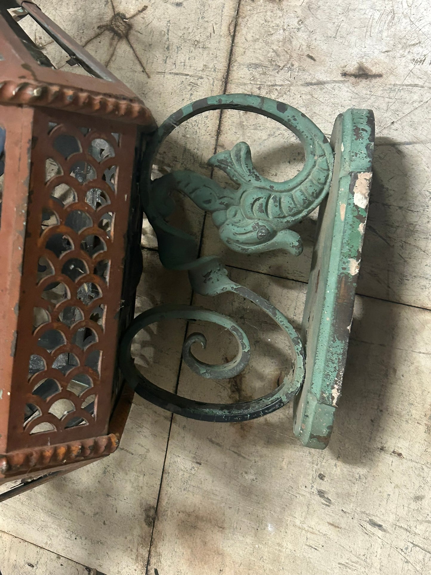ANTIQUE EXTERIOR WALL PAIR OF LANTERNS FROM HISTORIC K.C. COUNTRY CLUB PLAZA
