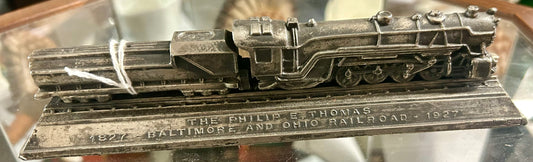 BALTIMORE & OHIO RAILROAD ADVERTISING FIGURAL TRAIN PAPERWEIGHT