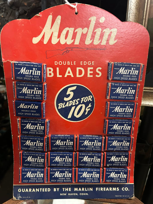 MARLIN FIREARMS RAZOR BLADES DISPLAY
