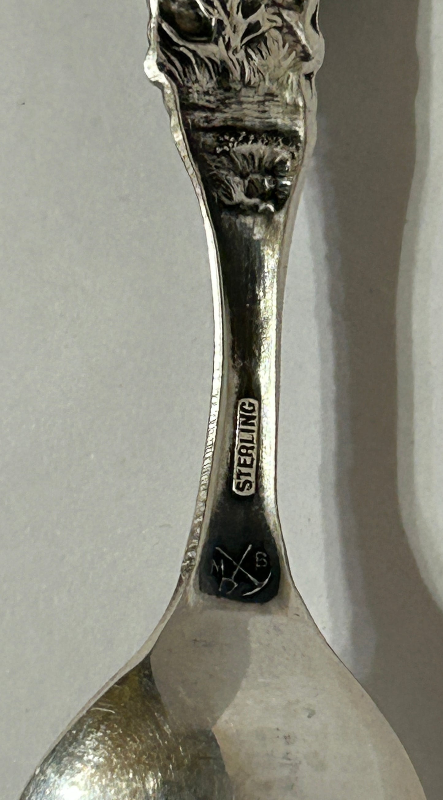 STERLING SILVER FIGURAL COWBOY SPOON