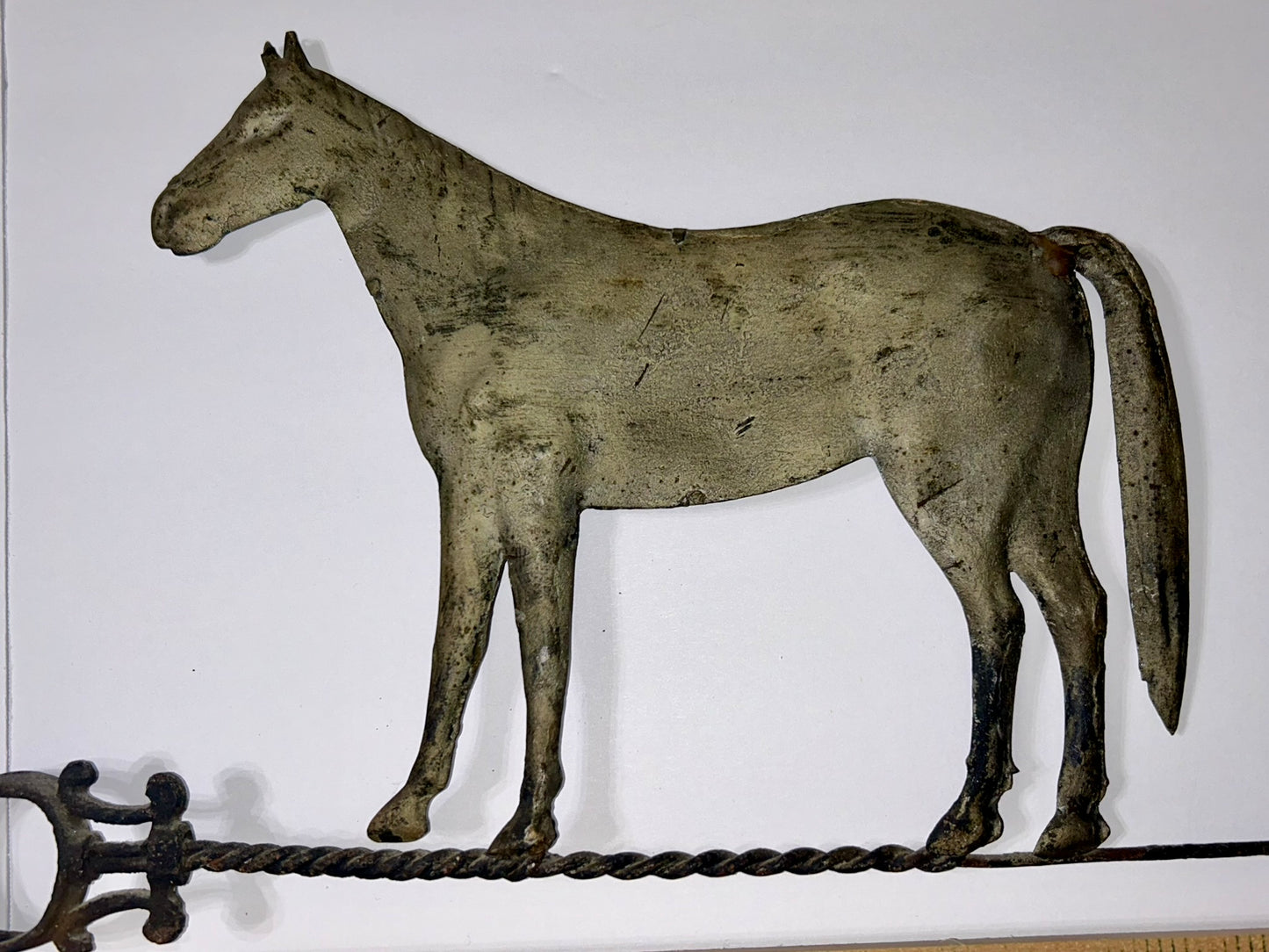 STANDING HORSE DODD & STRUTHERS COPPER ANTIQUE WEATHERVANE