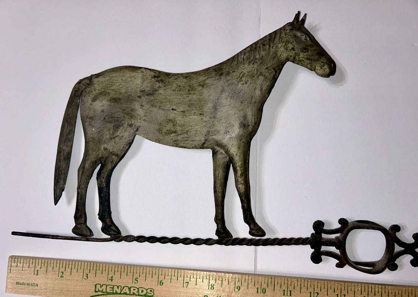 STANDING HORSE DODD & STRUTHERS COPPER ANTIQUE WEATHERVANE
