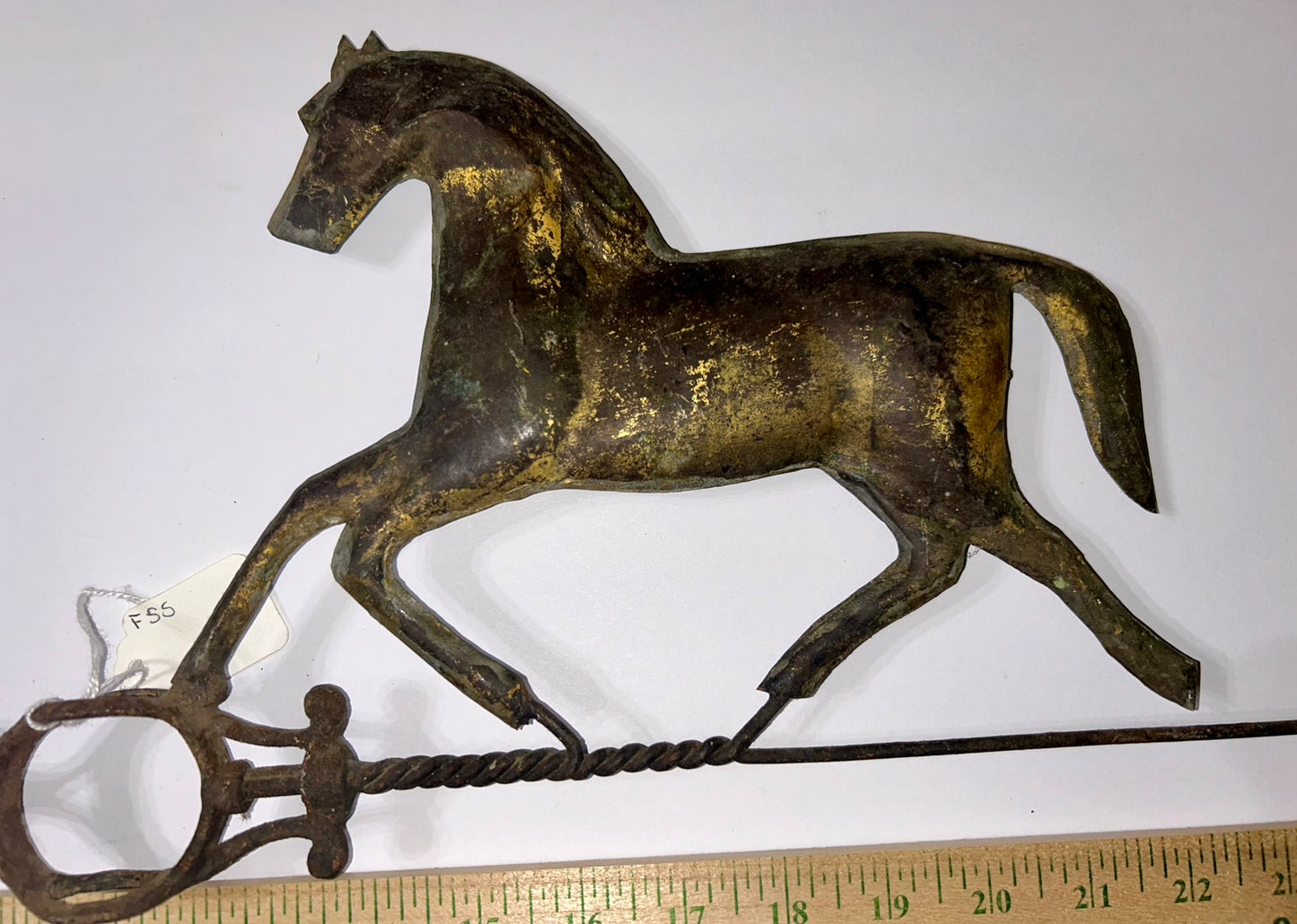 ANTIQUE RUNNING HORSE WEATHERVANE ARROW
