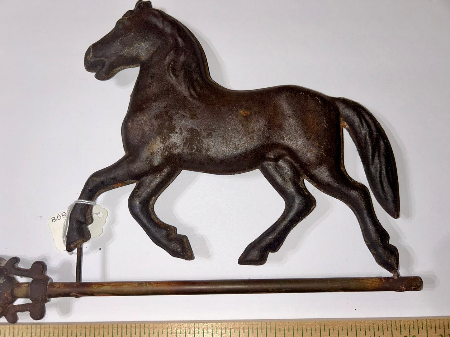 ANTIQUE TROTTING HORSE WEATHERVANE