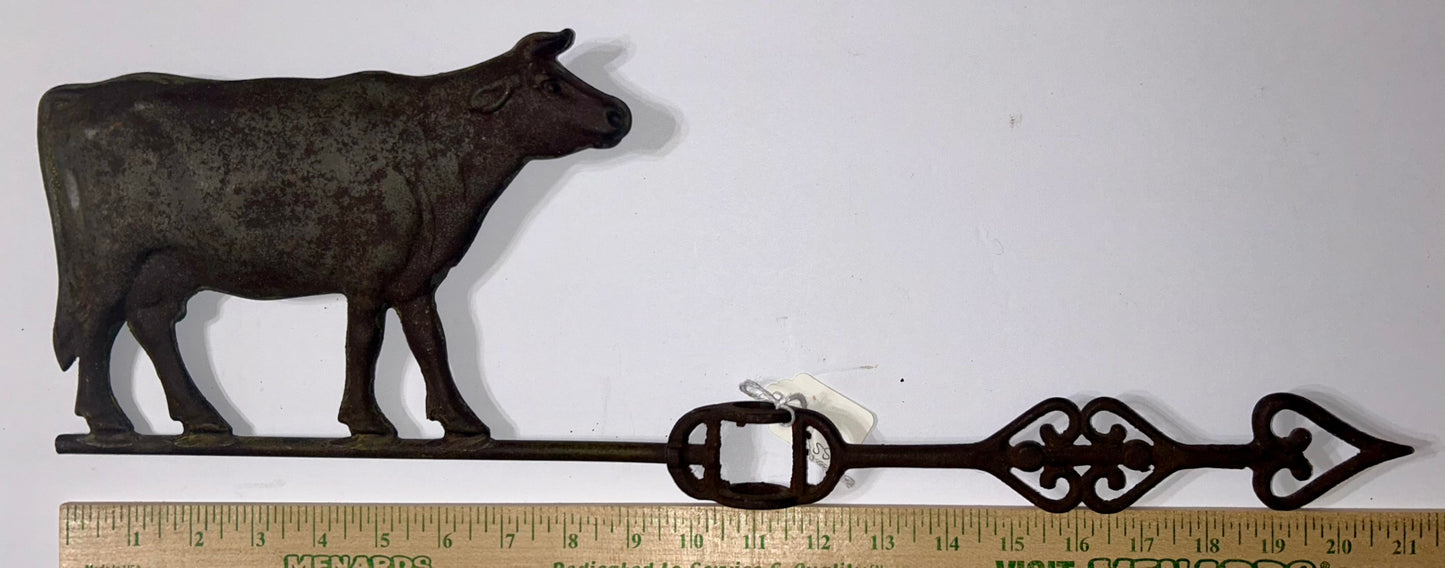 ANTIQUE COW WEATHERVANE