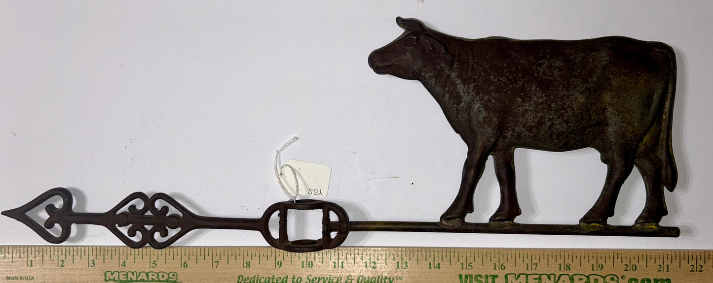 ANTIQUE COW WEATHERVANE