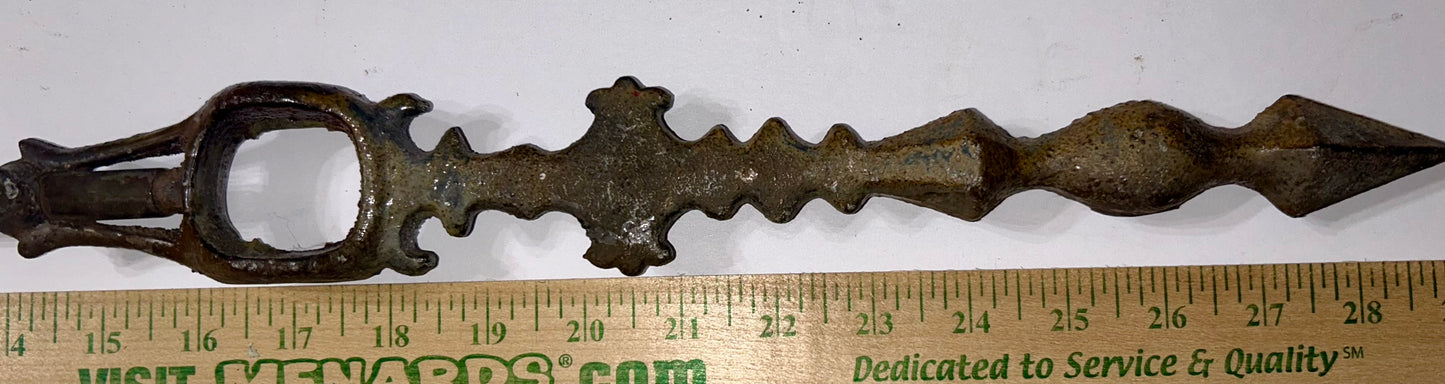 ANTIQUE COW LARGE WEATHERVANE