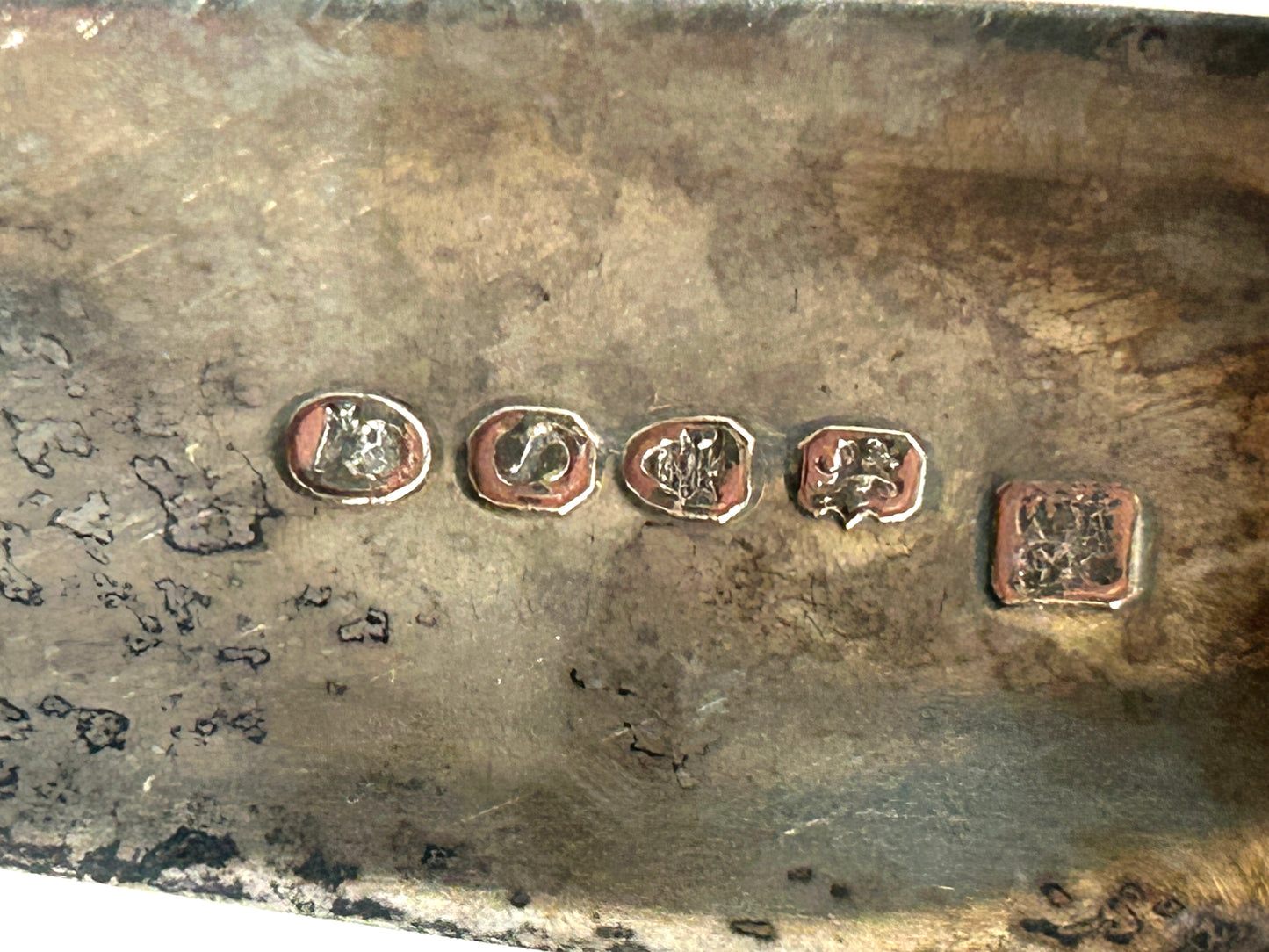 STERLING ANTIQUE FISH SERVER BY WM. & SAMUEL KNIGHT