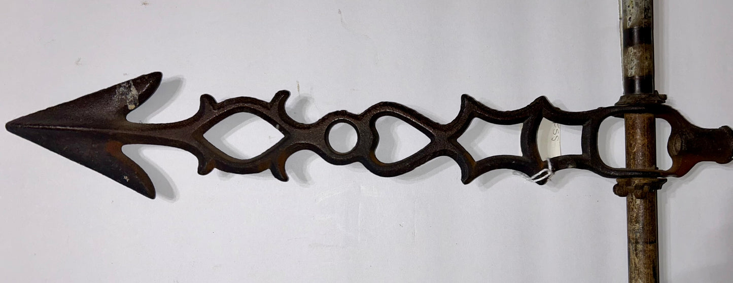 ANTIQUE COW LARGE WEATHERVANE