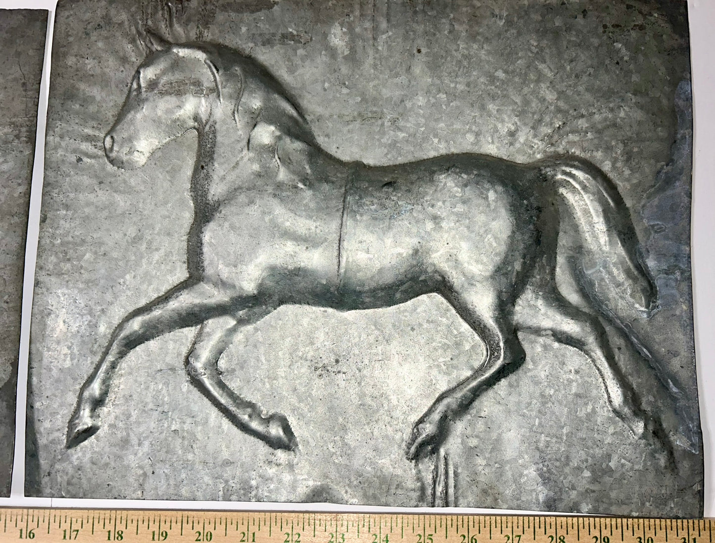 ANTIQUE HORSE WEATHER VANE RARE UNASSEMBLED TWO HAVES
