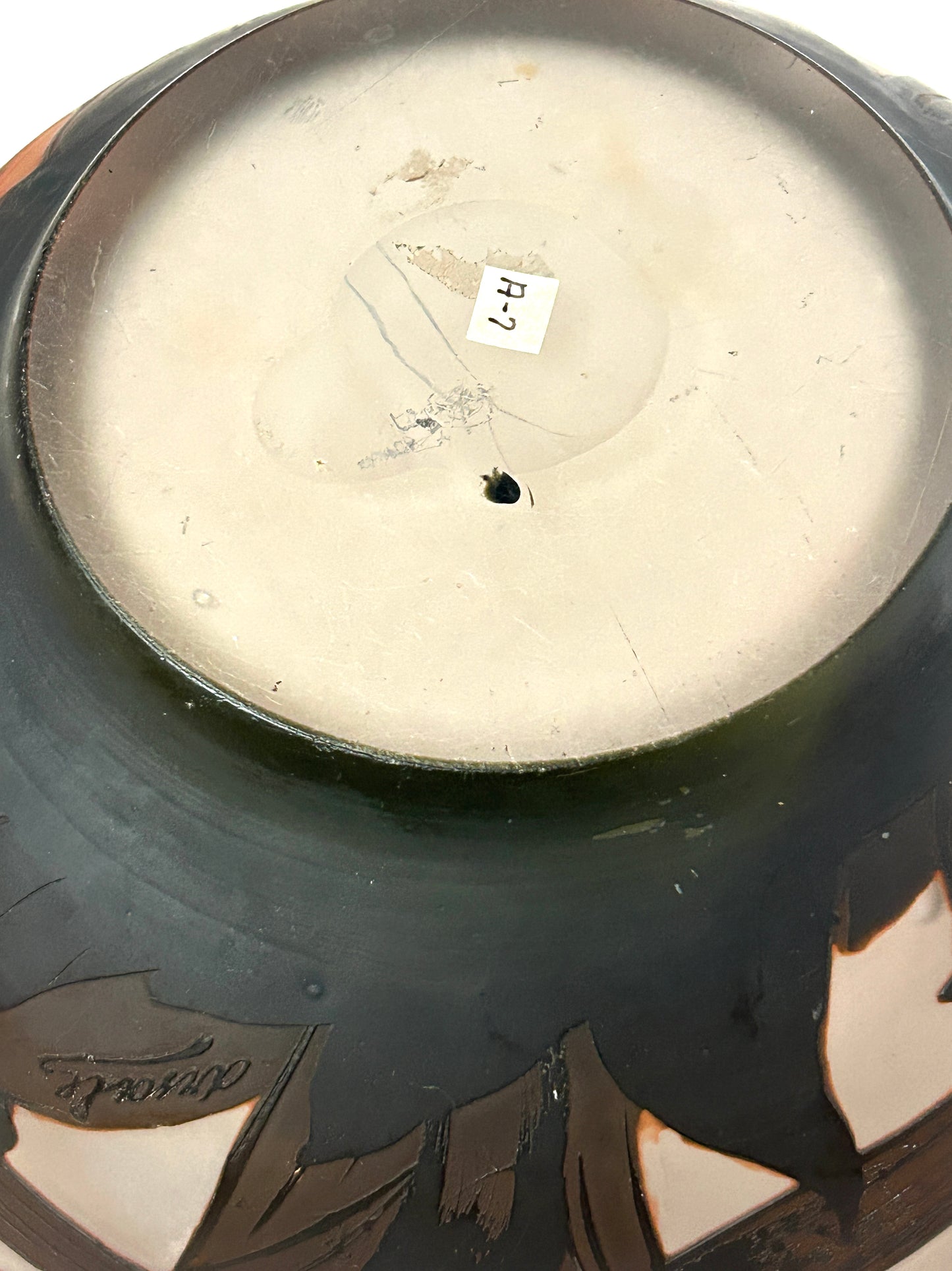 ANTIQUE ARSALL SIGNED CAMEO ART GLASS VASE