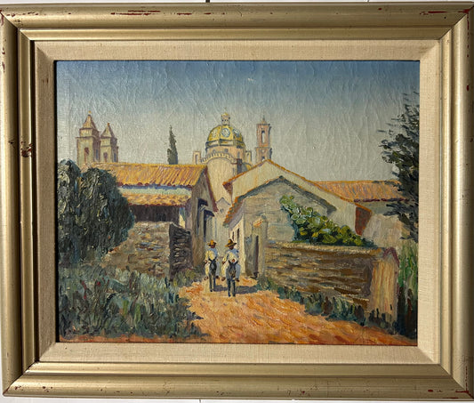 SOUTHWEST PAINTING OF TAXCO CITY BY REYNALDO MAYA