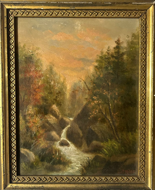 SAMUEL S. MILES PAINTING OF RANGELEY LAKE REGION