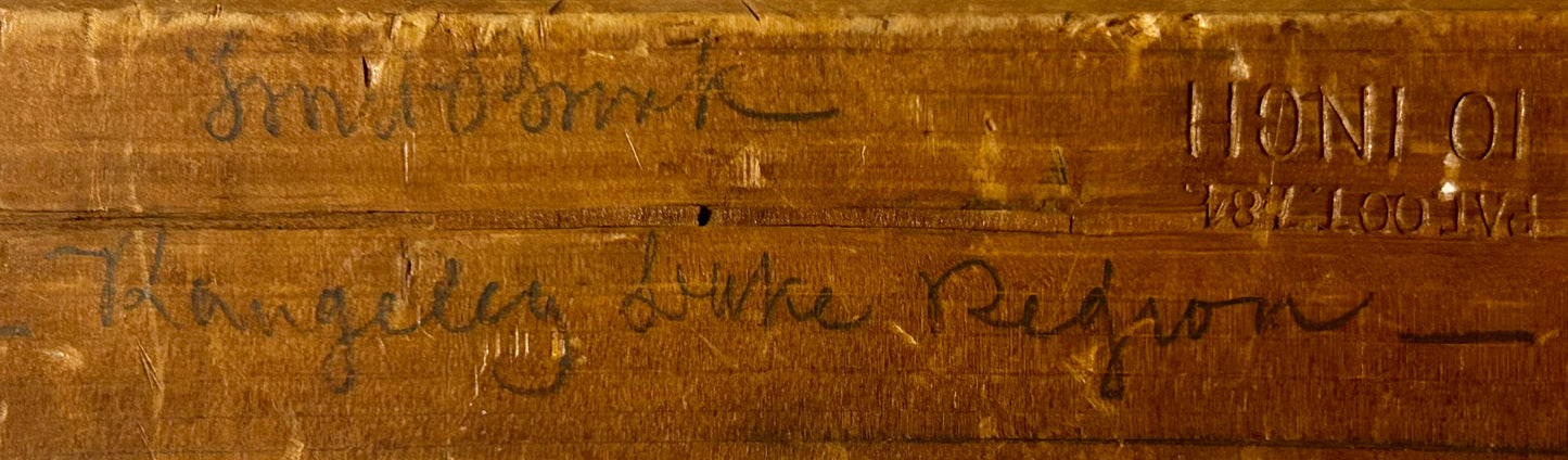 SAMUEL S. MILES PAINTING OF RANGELEY LAKE REGION