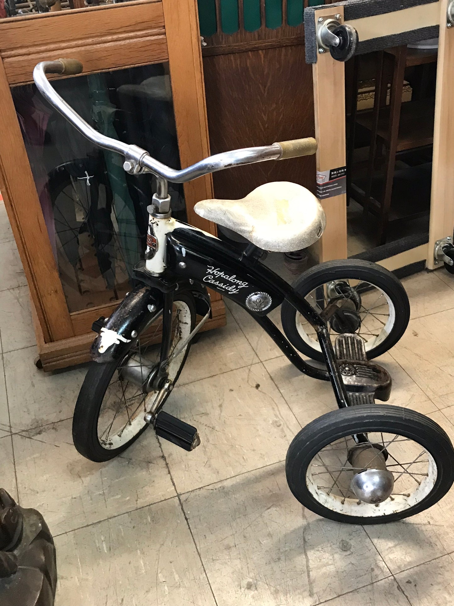 HOPALONG CASSIDY 1950'S TRICYCLE