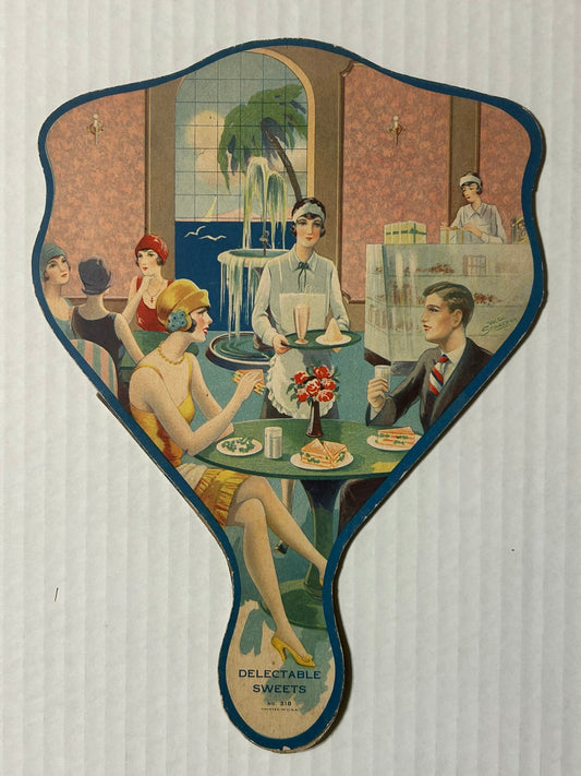 OMAHA NEBRASKA EVERGREEN COUNTRY CLUB ADVERTISING FAN