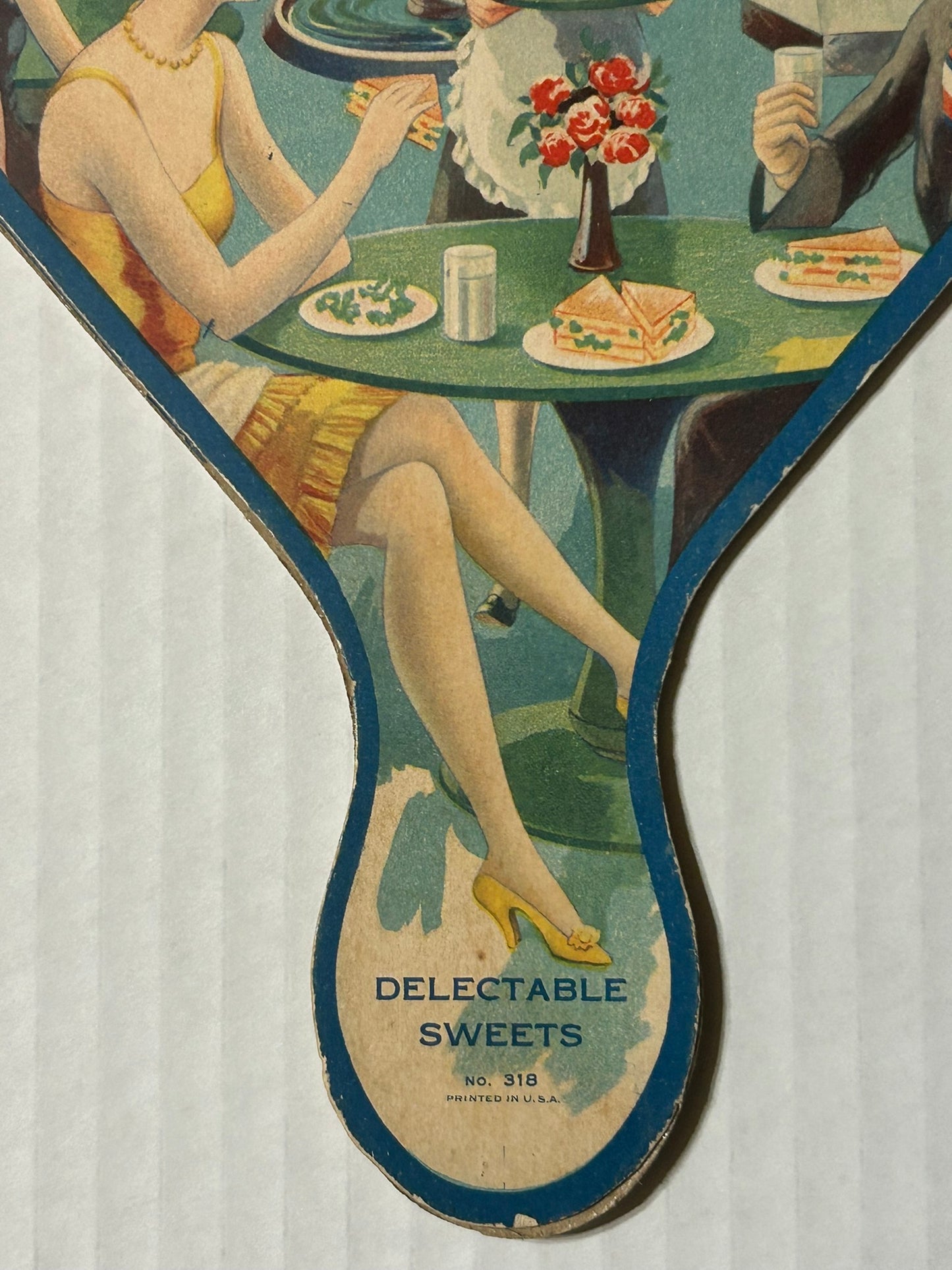 OMAHA NEBRASKA EVERGREEN COUNTRY CLUB ADVERTISING FAN