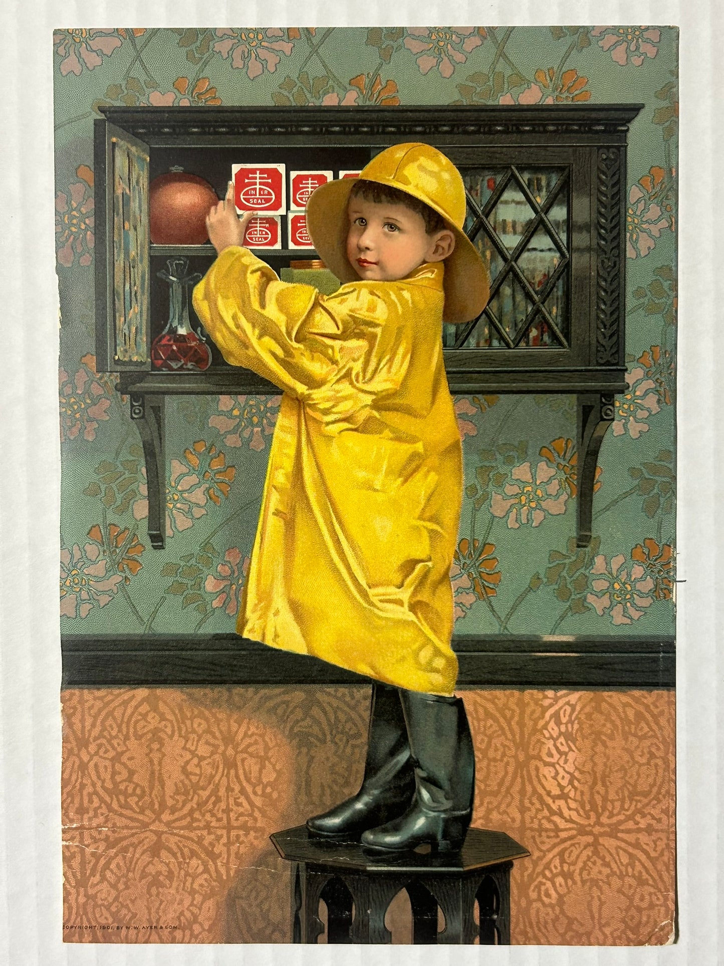 NATIONAL BISCUIT SLICKER BOY ADVERTISEMENT