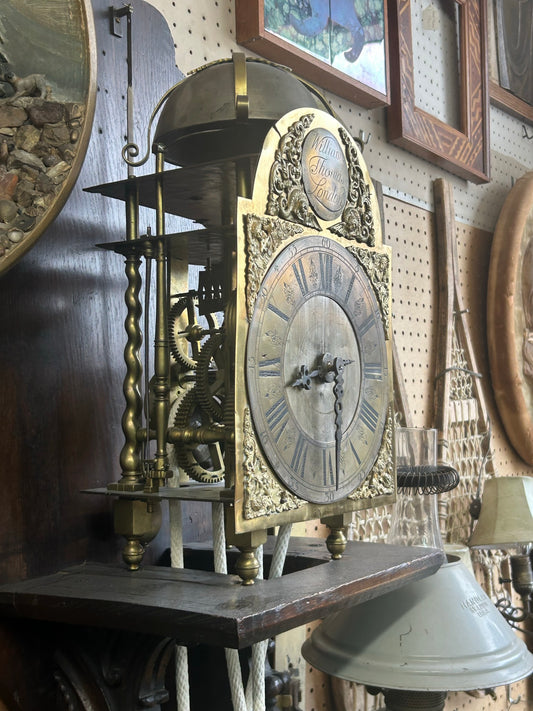 ANTIQUE CIRCA 1700's LANTERN CLOCK