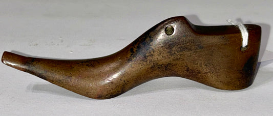 FIGURAL SHOE  PAPERWEIGHT ADVERTISING WILLIAMS VAN AERNAM & HARTE, OMAHA