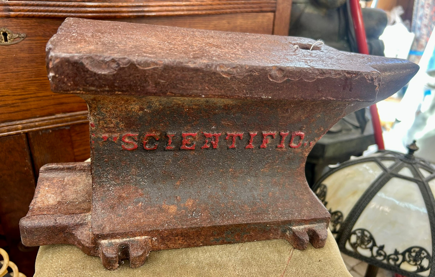 "SCIENTIFIC" ANVIL BY FOOS MFG. CO.