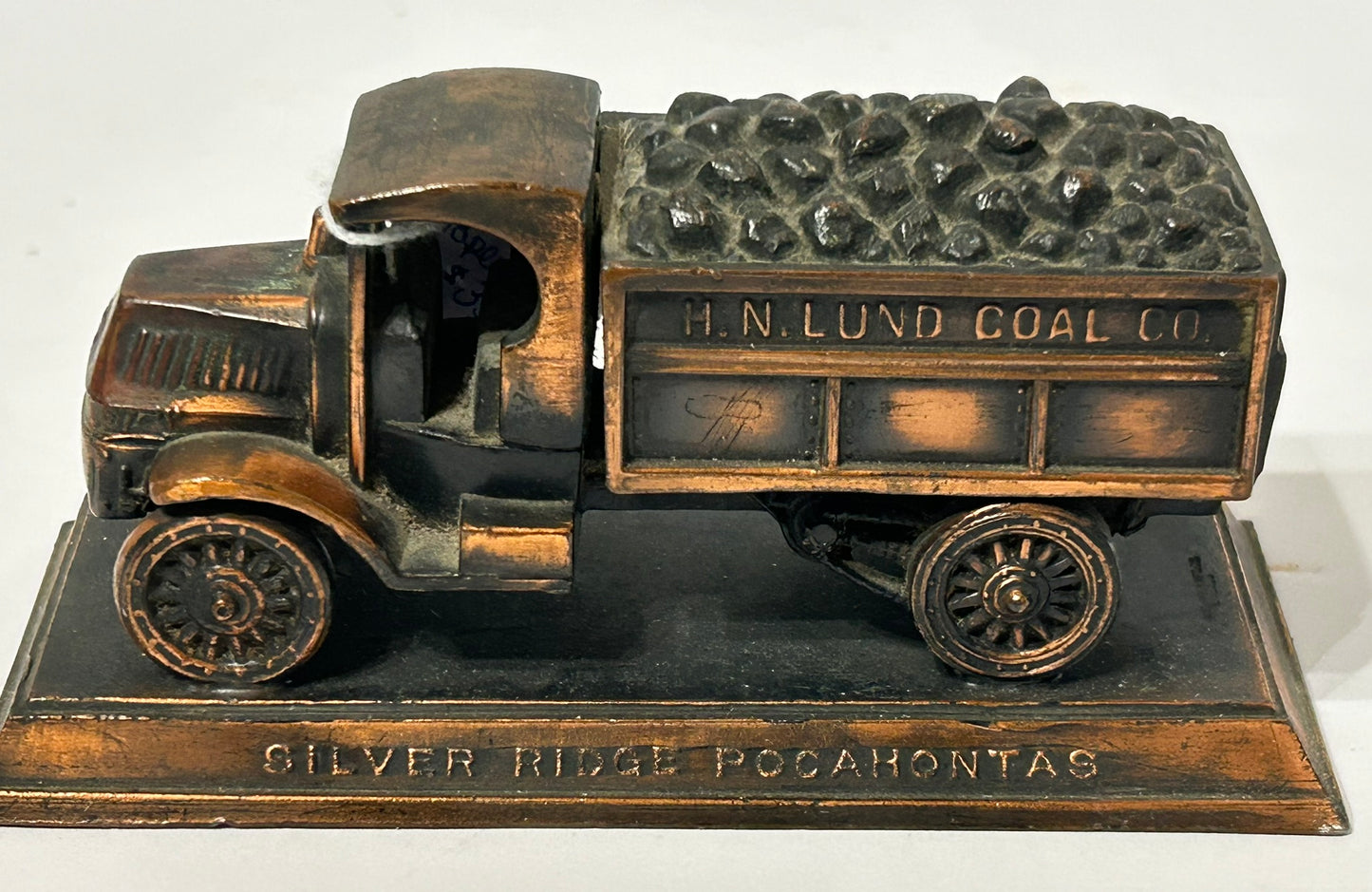 ADVERTISING TRUCK PAPERWEIGHT FOR LUND COAL COMPANY