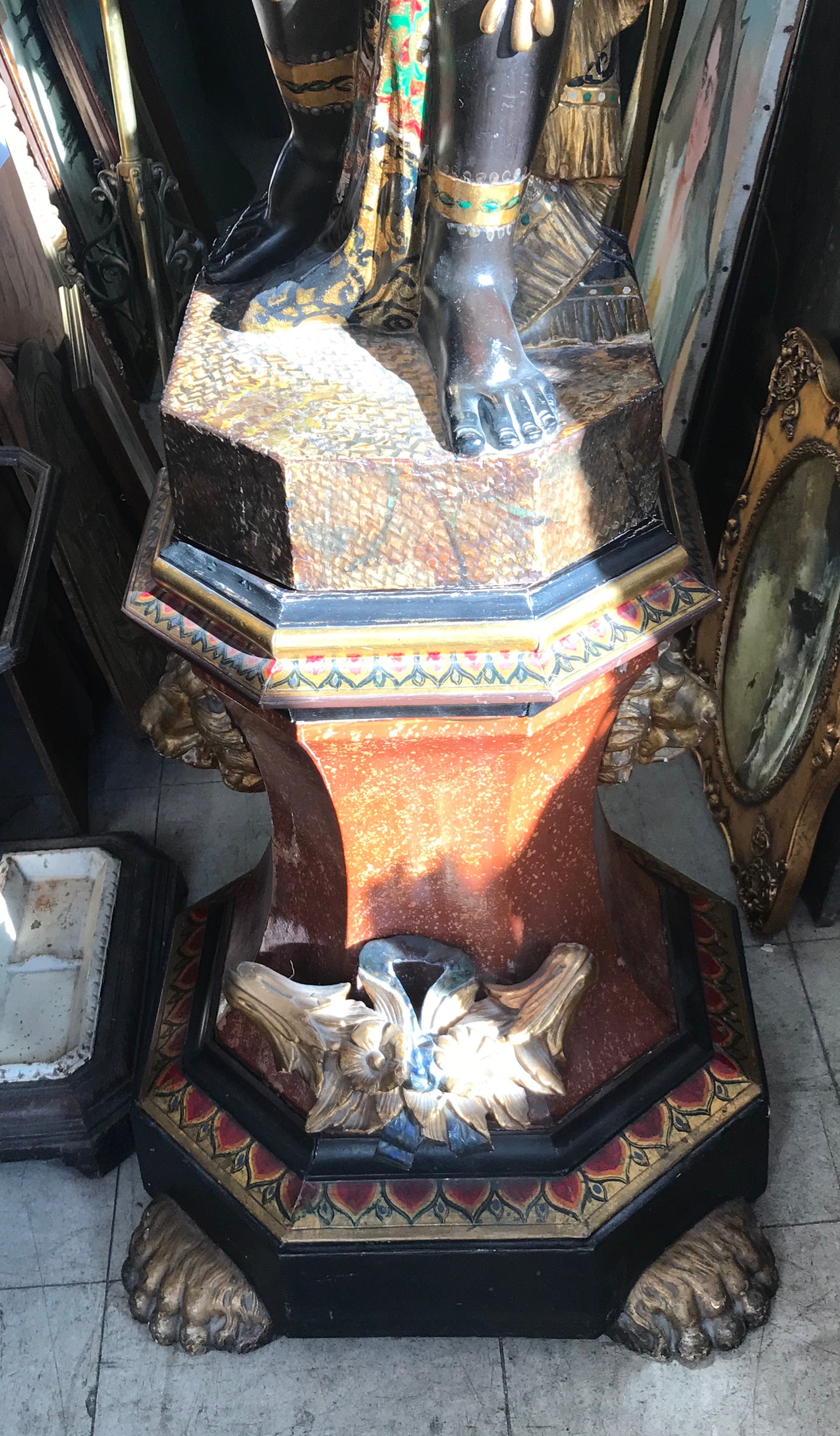 ANTIQUE BLACKAMOOR FIGURE