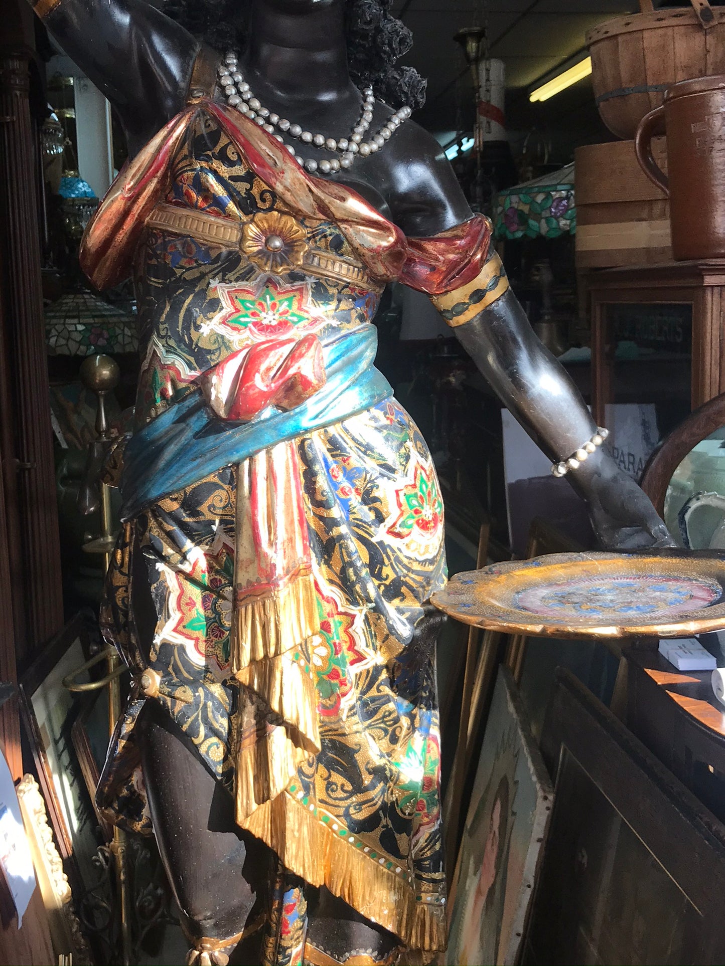 ANTIQUE BLACKAMOOR FIGURE