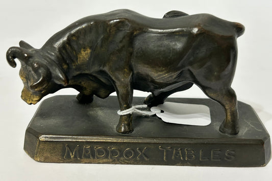 MADDOX TABLETS BULL ADVERTISING PAPERWEIGHT