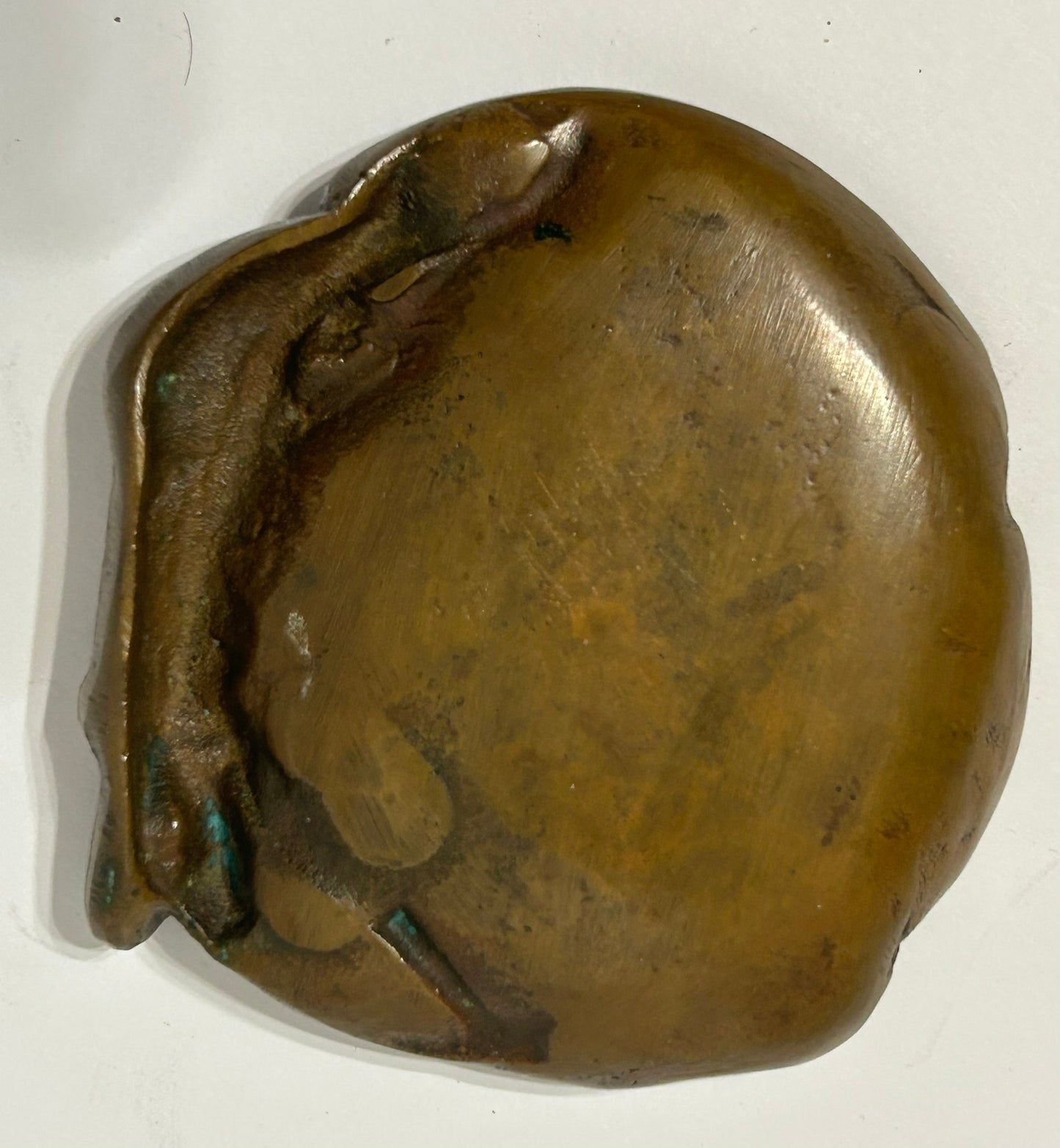 WROUGHT IRON SASH MESKER BRONZE ADVERTISING TRAY
