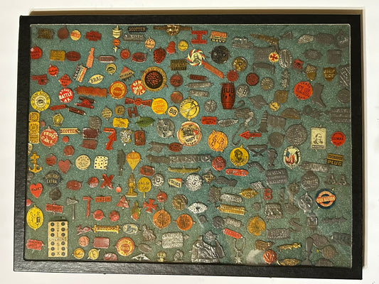 ANTIQUE TOBACCO TAGS LARGE COLLECTION