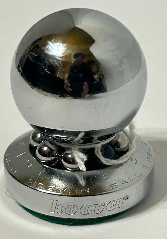 HOOVER BALL BEARING FIGURAL IRON ADVERTISING PAPERWEIGHT