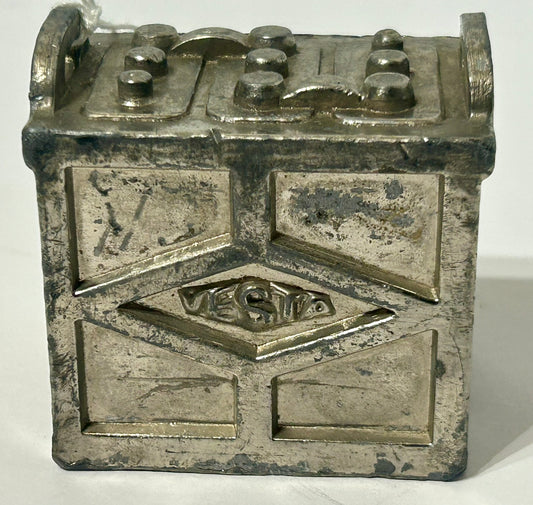 VESTA BATTERY ADVERTISING PAPERWEIGHT