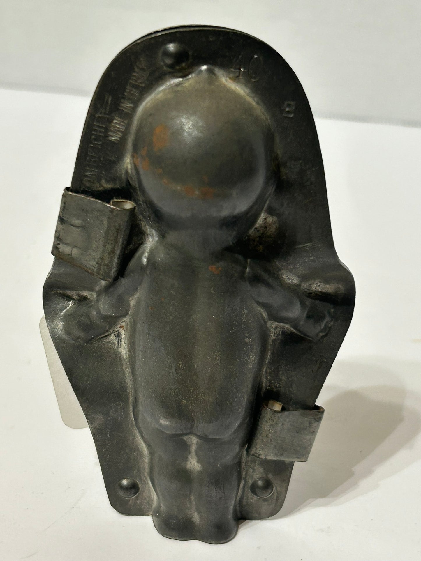 KEWPIE TIN ANTIQUE CHOCOLATE MOLD