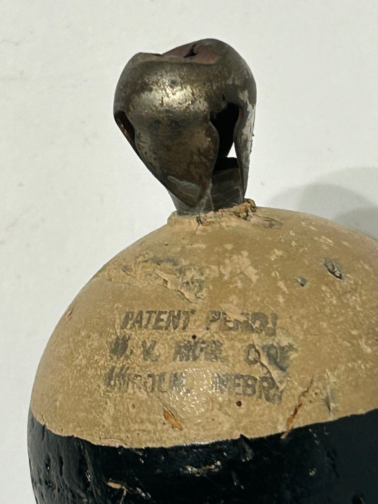 FISHING FLOAT WITH BELL MADE IN LINCOLN NEBRASKA