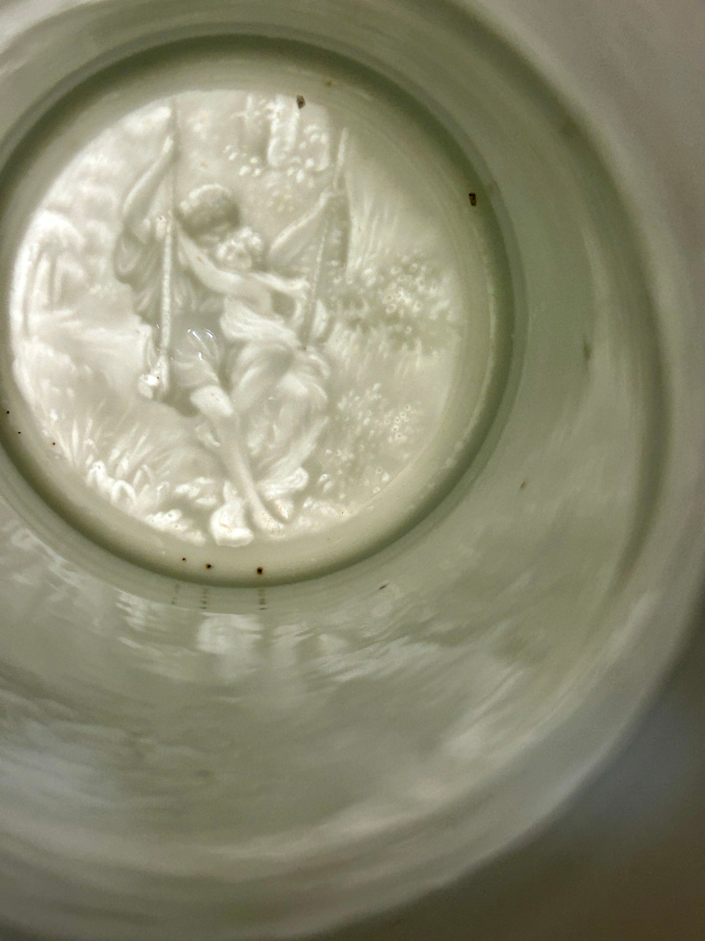 ANTIQUE GERMAN REGIMENTAL BEER STEIN WITH LITHOPANE BOTTOM