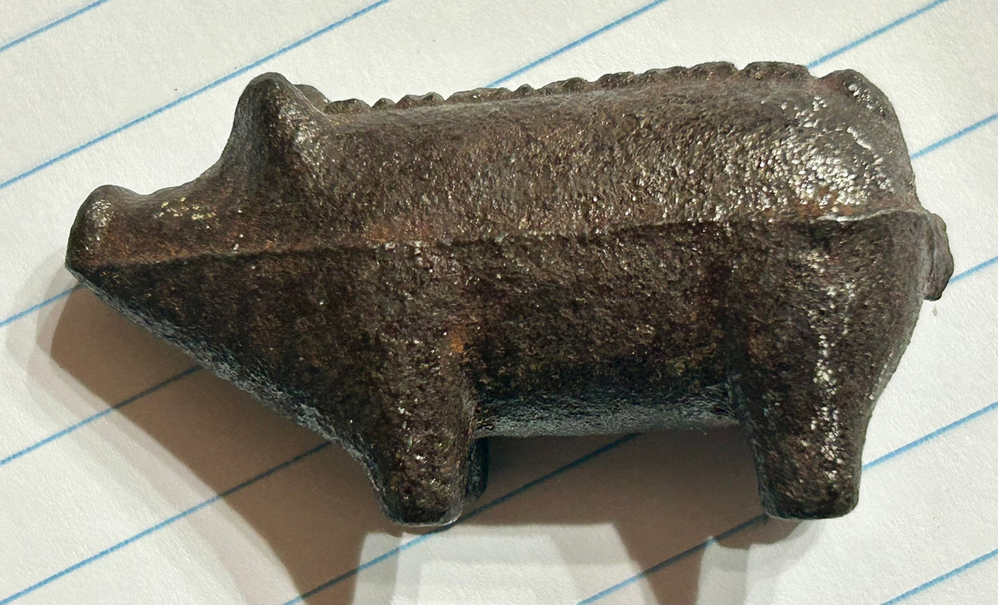 BIRMINGHAM STOVE & RANGE COMPANY ADVERTISING IRON PIG PAPERWEIGHT