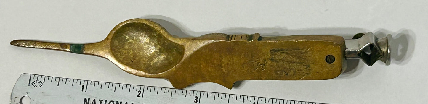 BRONZE FIGURAL BIRD CIGAR NIPPER