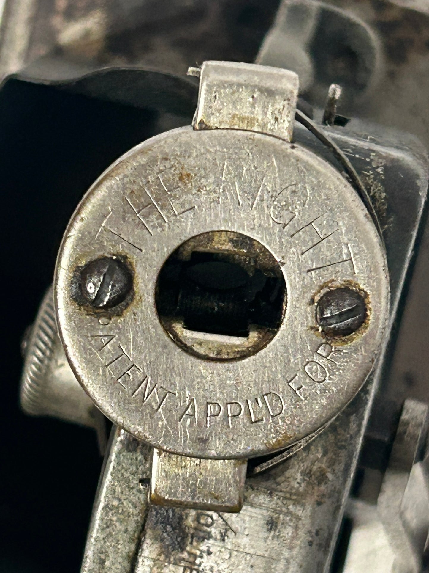 ANTIQUE PENCIL SHARPENER "THE RIGHT"