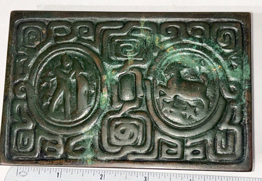 TIFFANY ZODIAC BRONZE DESK BOX