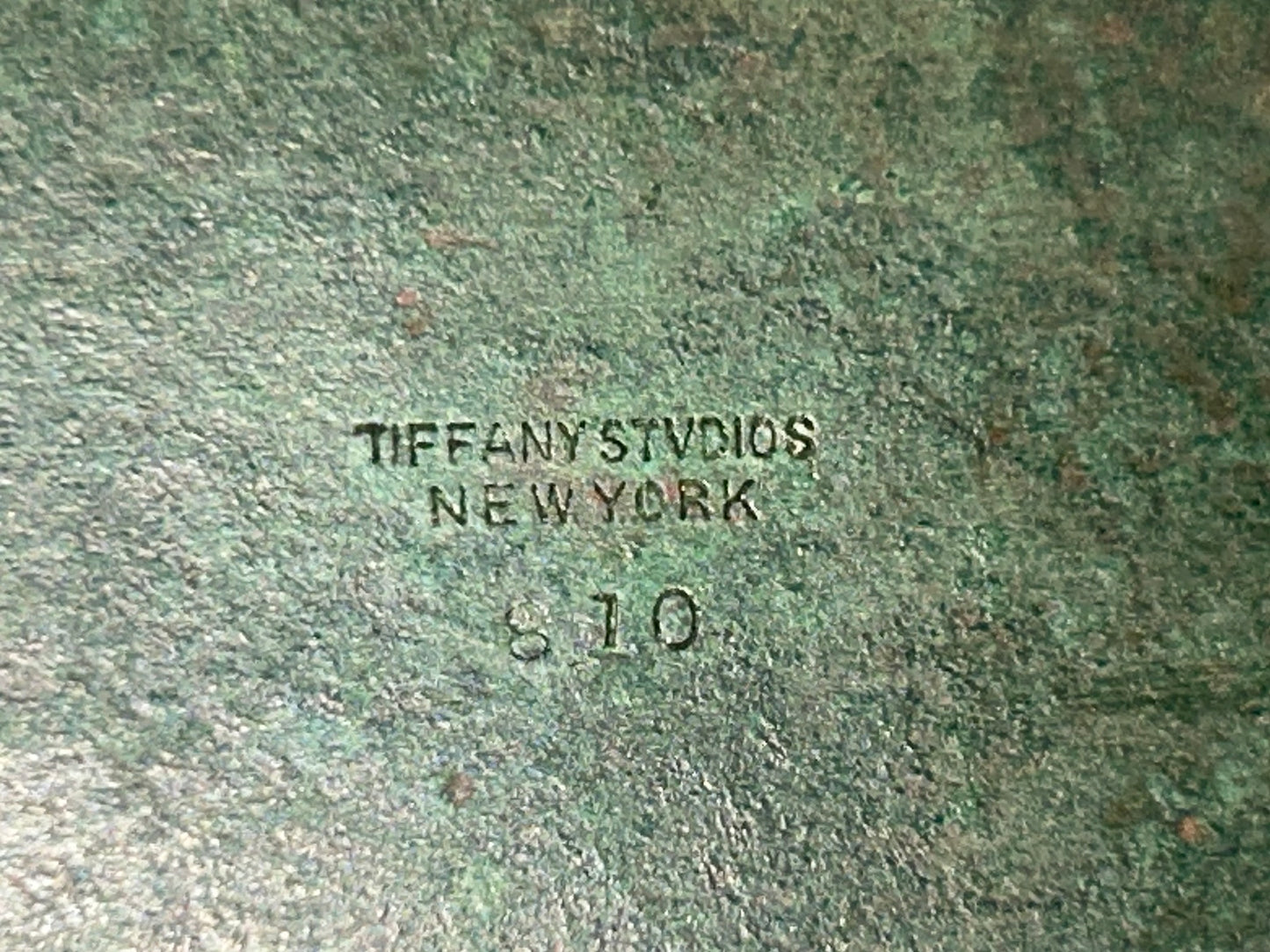TIFFANY ZODIAC BRONZE DESK BOX