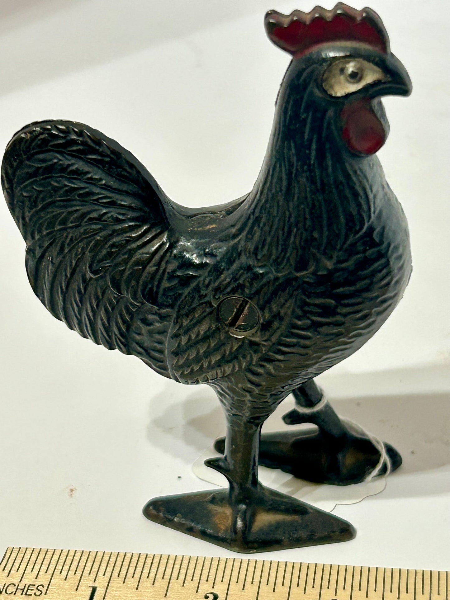 CAST IRON ROOSTER STILL BANK