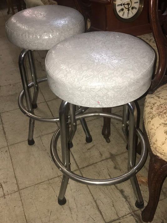 WESTERN THEME BAR STOOLS FROM 1950's
